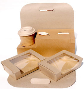 使い捨て食品容器OKAMOCHI Cafe Bag「おかもちカフェバッグ」
